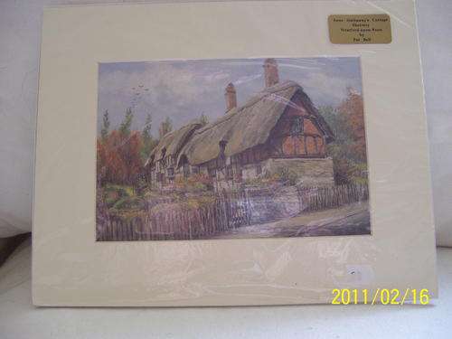 Anne Hathaway's Cottage Shottery - Prints by Pam Bell