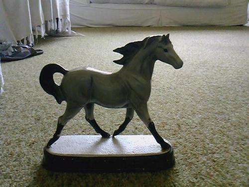Vintage Horse on Stand