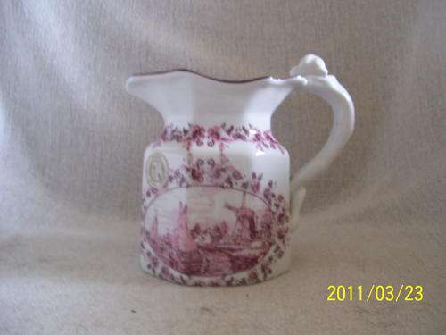 Pink Delft Jug - Oude Molen Fabriek B.V.
