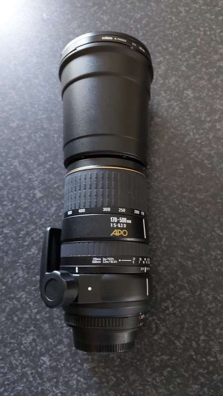 SIGMA 170-500mm F5-6.3 APO Aspherical Telephoto Zoom Lens for NIKON