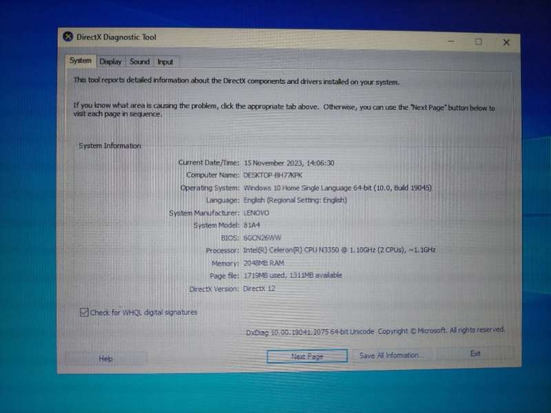 Lenovo ideapad 120s