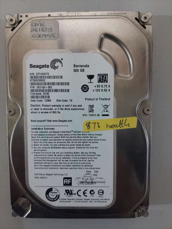 Harddrives LOT (Health in description & on Images)