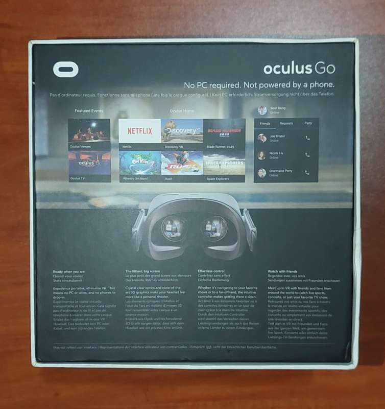Oculus GO (64GB) VR (with accessories)