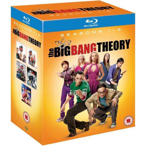 The Big Bang Theory - Seasons 1 to 5 Blu Ray Box Set - Free Shipping