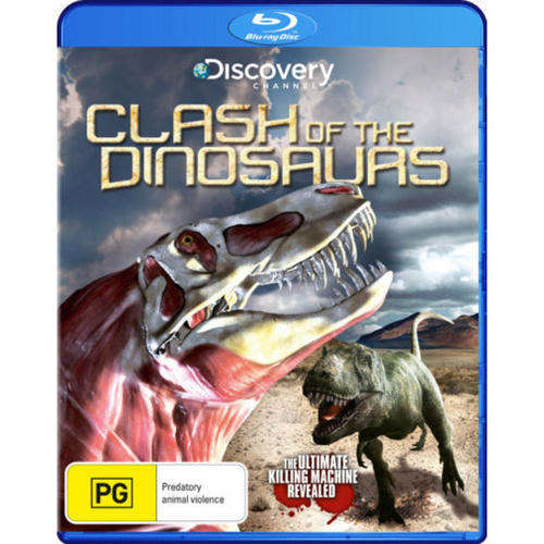 NEW AND SEALED - DISCOVERY CHANNELS CLASH OF THE DINOSAURS - BLU RAY