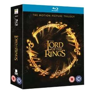 FREE SHIPPING - LORD OF THE RINGS TRILOGY BLU RAY BOX SET