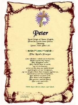 Personalized First Name And Biblical Versus Gifts