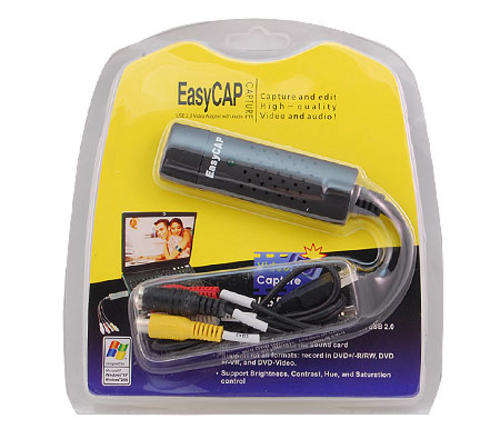 EasyCap Capture Device. High Quality Audio and Video Capture via USB