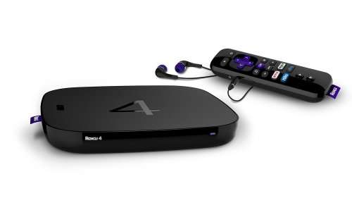 Roku 4 | HD and 4K UHD Streaming Media Player with Enhanced Remote