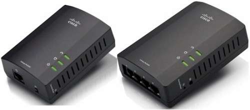 Cisco Linksys PLE400 and PLS400 Powerline AV Adapters