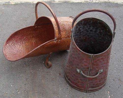 Antique Coal Containers