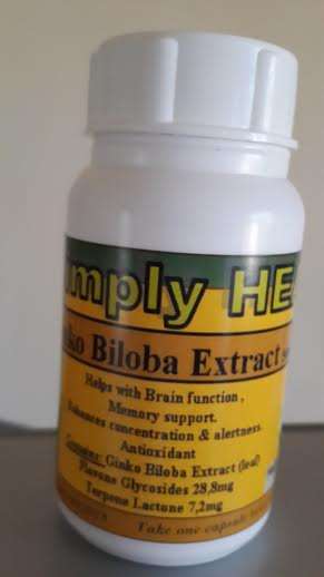 Ginko Biloba 500mg 60 capsules R100