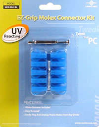 Vantec EZ-Grip Molex Connector Kit - UV Blue
