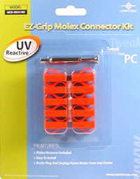 Vantec EZ-Grip Molex Connector Kit - UV Red