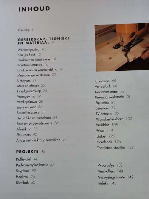 Projekte met Kraggereedskap vir die Naweekhoutwerker deur Alan and Gill Bridgewater