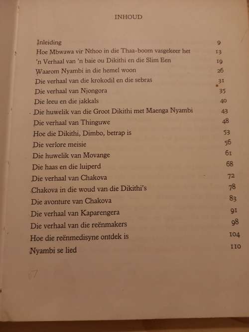 Verhale van die Okavango deur Thomas J Larson (1972)