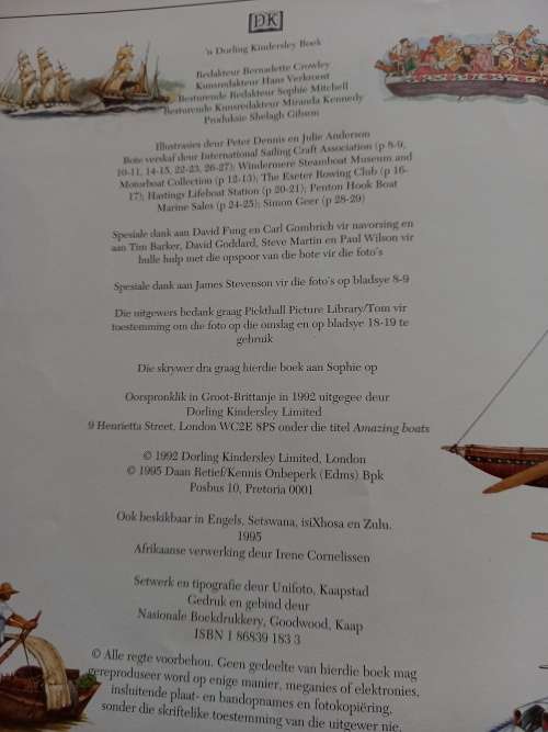Verstommende Feite Reeks - Merkwaardige  BOTE - 1995
