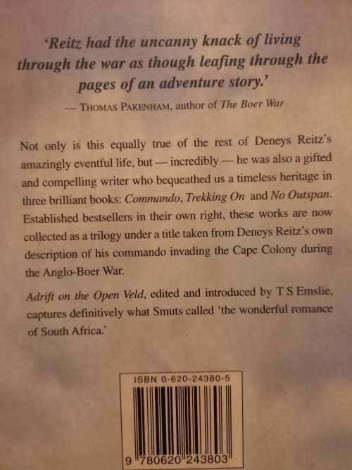 Adrift on the Open Veld - The Deneys Reitz Trilogy