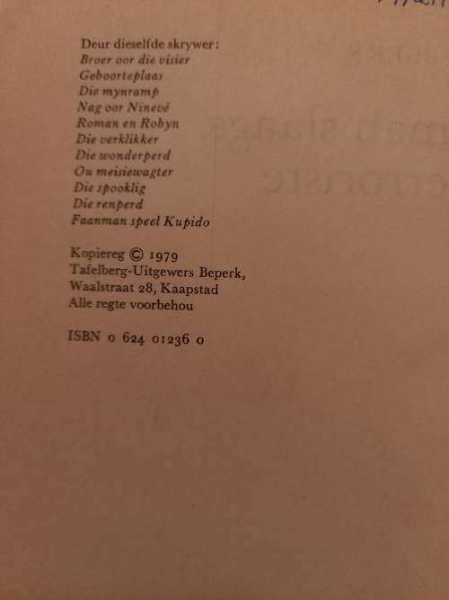 Die Blou Tartare Nr 6 - Faanman slaags met terroriste deur HS van Blerk (1979)