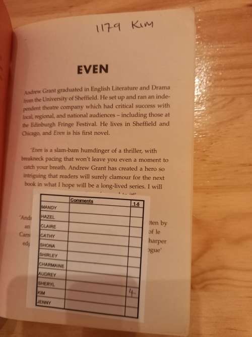 EVEN by Andrew Grant (2009)