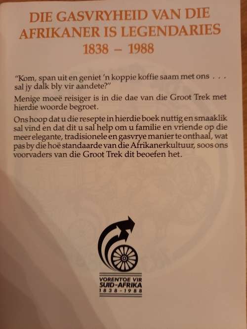 Voortrekker Resepte - Gedenk Uitgawe 1838-1988