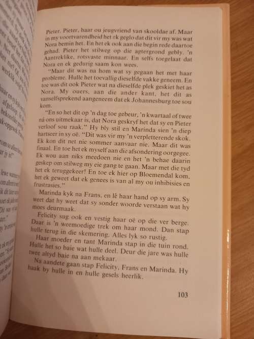Anderkant die BLOU BERGE deur Mara Prinsloo (2de druk 1984)