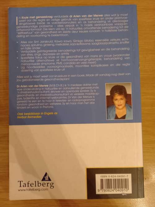 Kruie met geneeskrag - Dr Arien van der Merwe