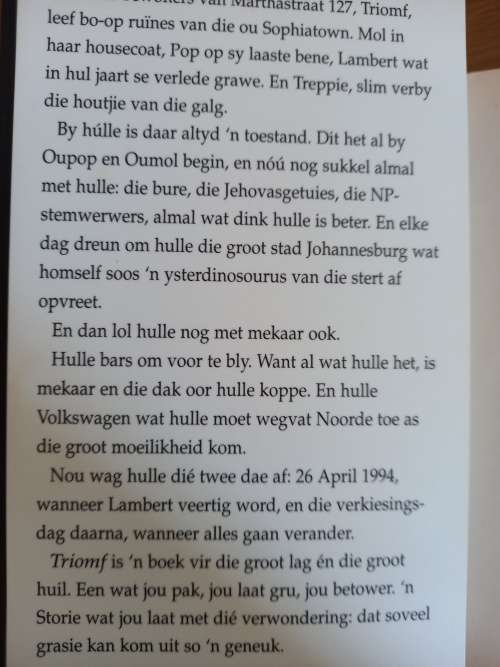 Triomf - Marlene Van Niekerk