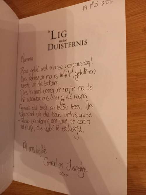 n Lig in die DUISTERNIS - Lynn Austin (`n roman)