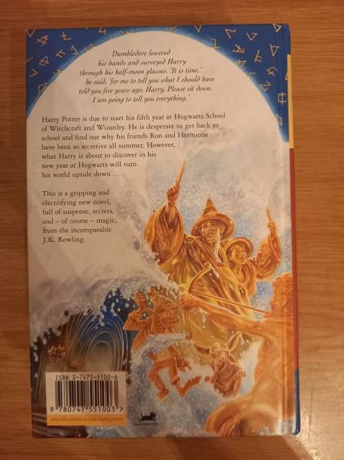 HARRY POTTER and the Order of the Phoenix - JK Rowling (1st edition)