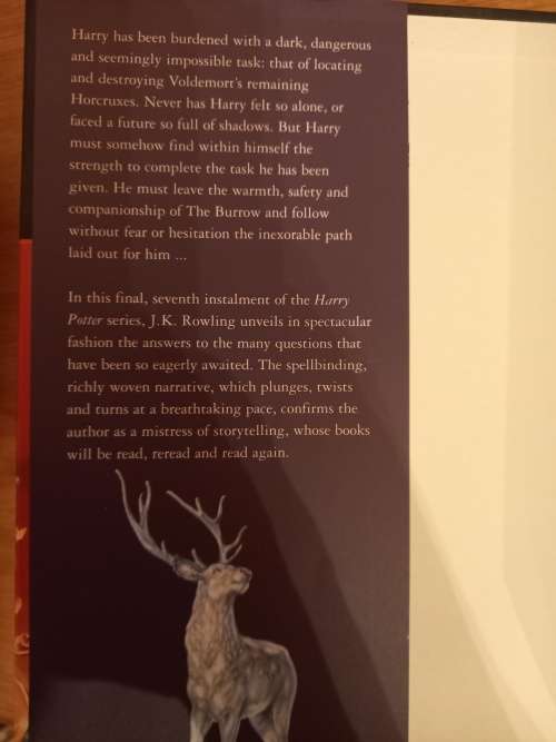 HARRY POTTER and the Deathly Hallows - JK Rowling (1st edition)