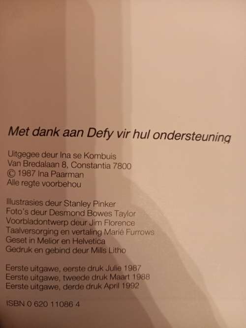 Kook met Ina Paarman