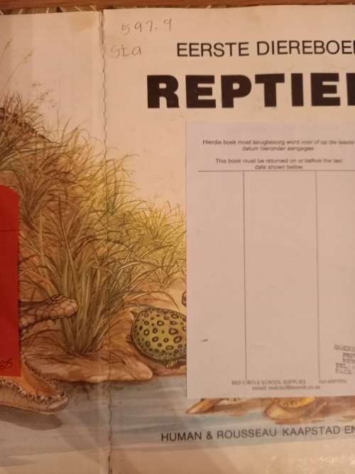 Eerste Diereboek REPTIELE