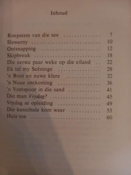 Robinson Crusoe - Daniel Defoe (Oorvertel deur Oumi) (1979)