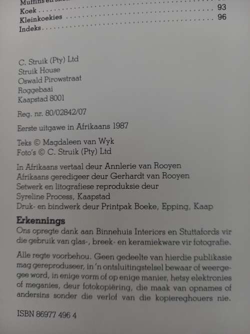 Die Suid-Afrikaanse Heilsame heelvoedsel kookboek - Magdaleen van Wyk 1987