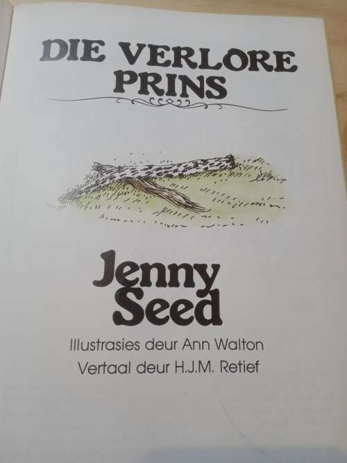 Die verlore prins - Jenny Seed (1985)
