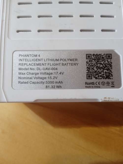 Phantom 4 intelligent lithium polymer replacement flight battery