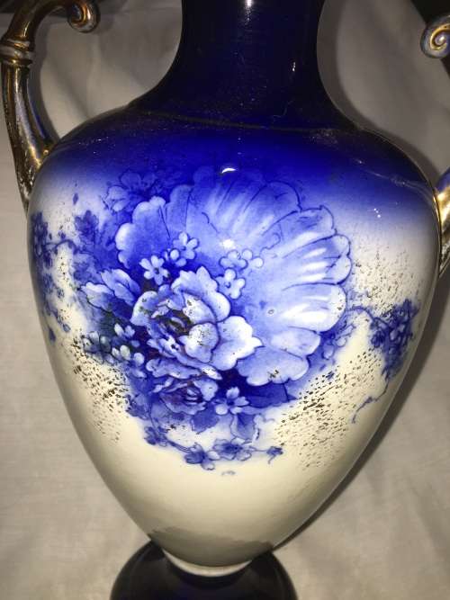 Vintage blue vase