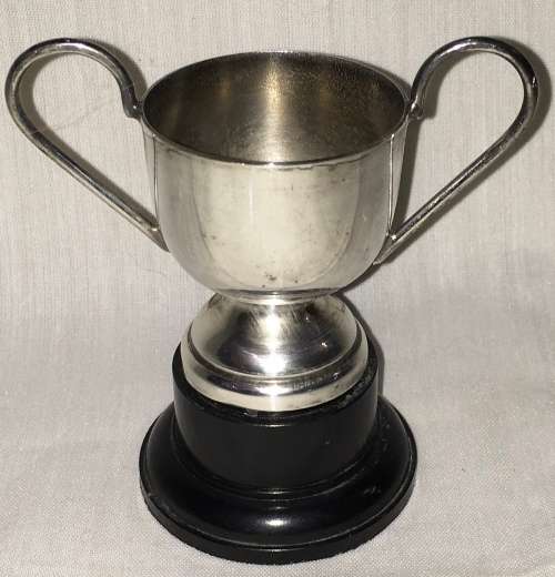 Trophy cup - vintage, silver plated