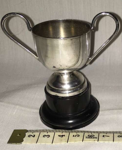 Trophy cup - vintage, silver plated