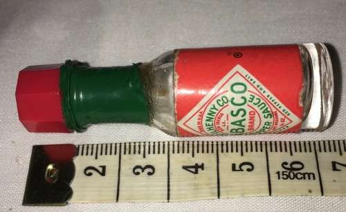 Mini Tobasco sauce bottle