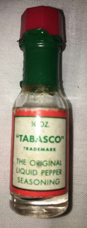 Mini Tobasco sauce bottle