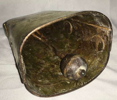 Cow bell, brass, large - 14cm