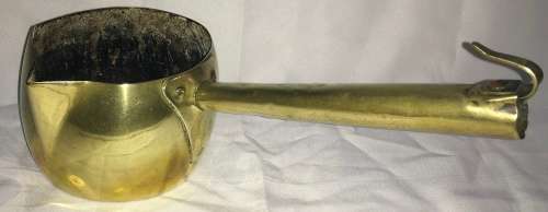 Brass antique saucepan