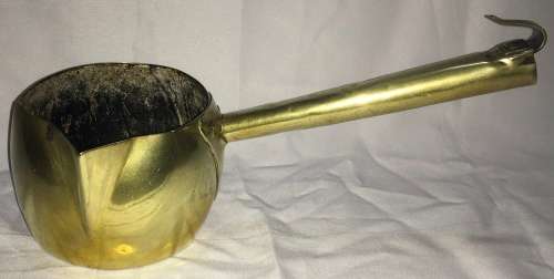 Brass antique saucepan