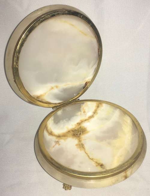 Marble trinket box