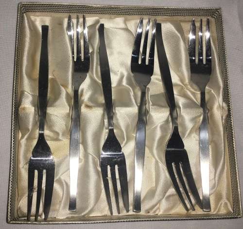 Fish knife and fork set - vintage