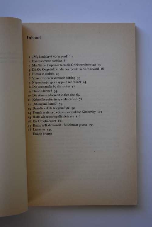 C.J. Scheepers Strydom: Hoefslae. Helde-ritte in Suider-Afrika. Tafelberg, 1974.