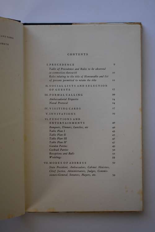 M. Nicol: South African Protocol. Nasionale Boekhandel, 1964
