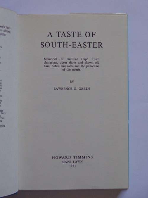 A Taste of South-Easter - Lawrence G. Green